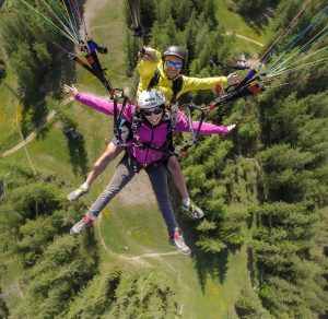 Première expérience parapente