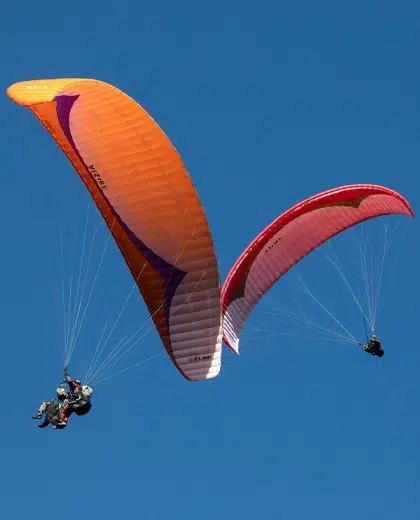 Saut en Parapente