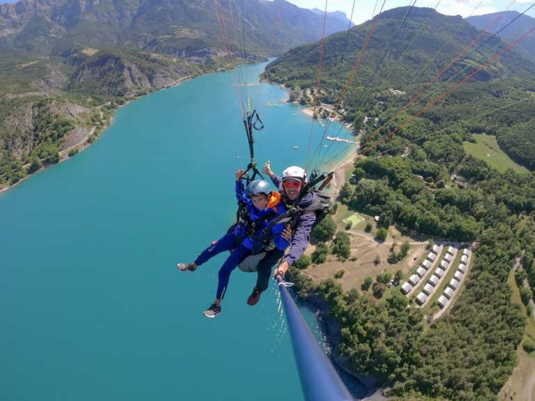 Saut évasion parapente